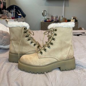 Tan boots Size 7